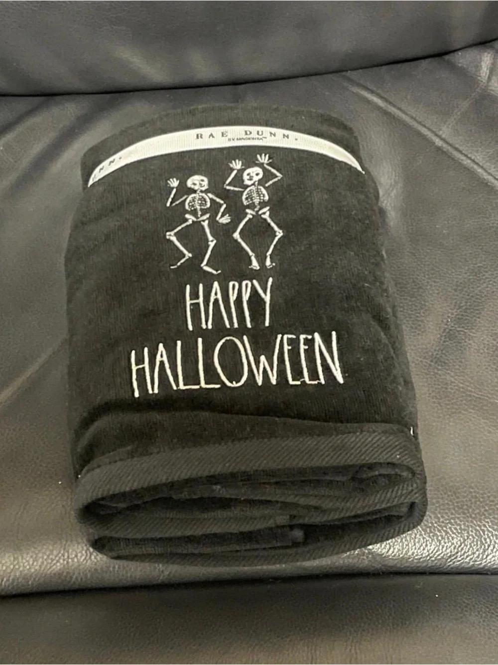 Halloween Rae Dunn Hands Towel HAPPY HALLOWEEN, Set of 2
